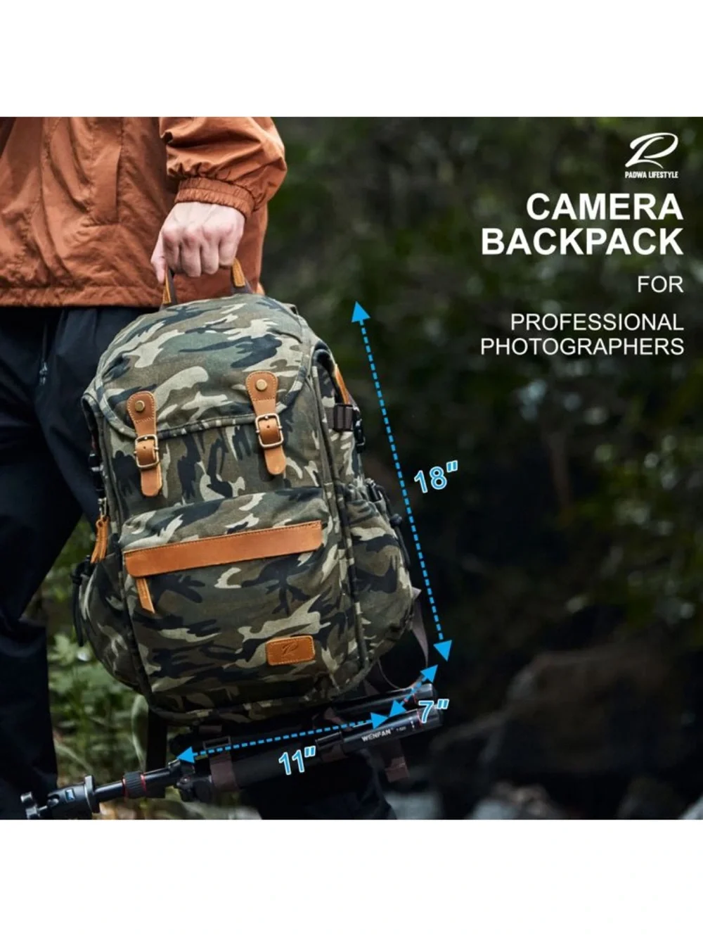 Camouflage Camera Backpack - Camo